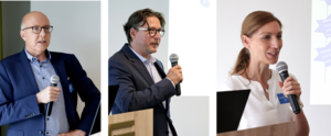 Martin Vosseler, Marcel Rosteck und Susanne Wegner