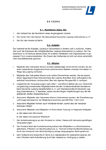Satzung Satzung
